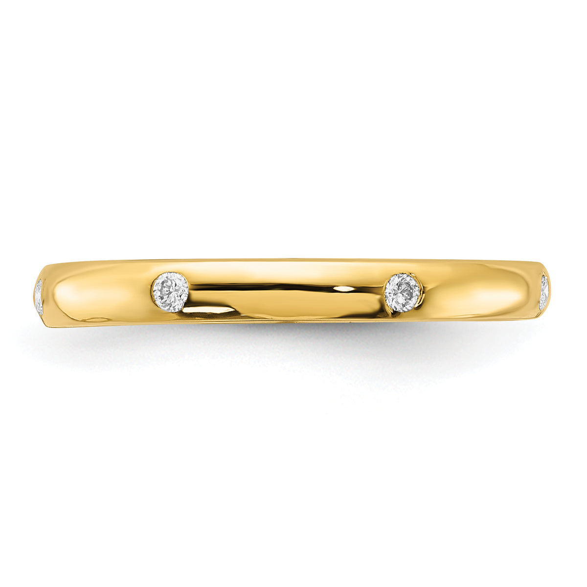 6-Stone Diamond or Gemstone Band - 10k Yellow Gold / Diamond