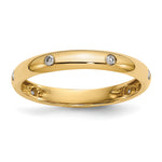 6-Stone Diamond or Gemstone Band - 10k Yellow Gold / Diamond