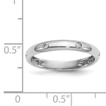 6-Stone Diamond or Gemstone Band - 14k White Gold / White Diamond