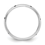 6-Stone Diamond or Gemstone Band - 14k White Gold / Black Diamond