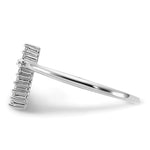 Diamond Cross Ring - 14k White Gold / Diamond