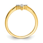 Diamond Cross Ring - 14k Yellow Gold / Diamond