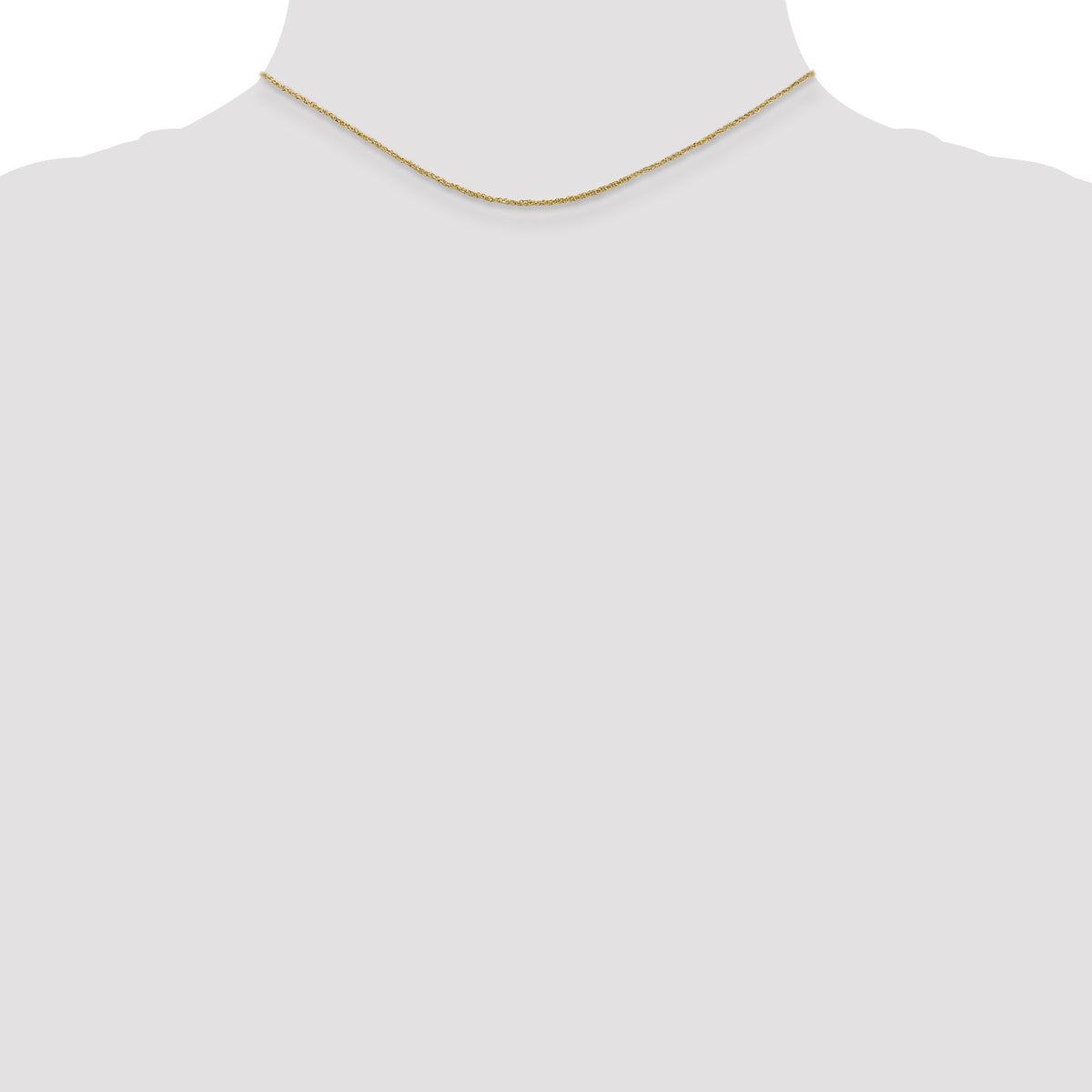 Gold (10K & 14K) Ropa Chain - 14k Yellow Gold / 14 in / 1.1 mm