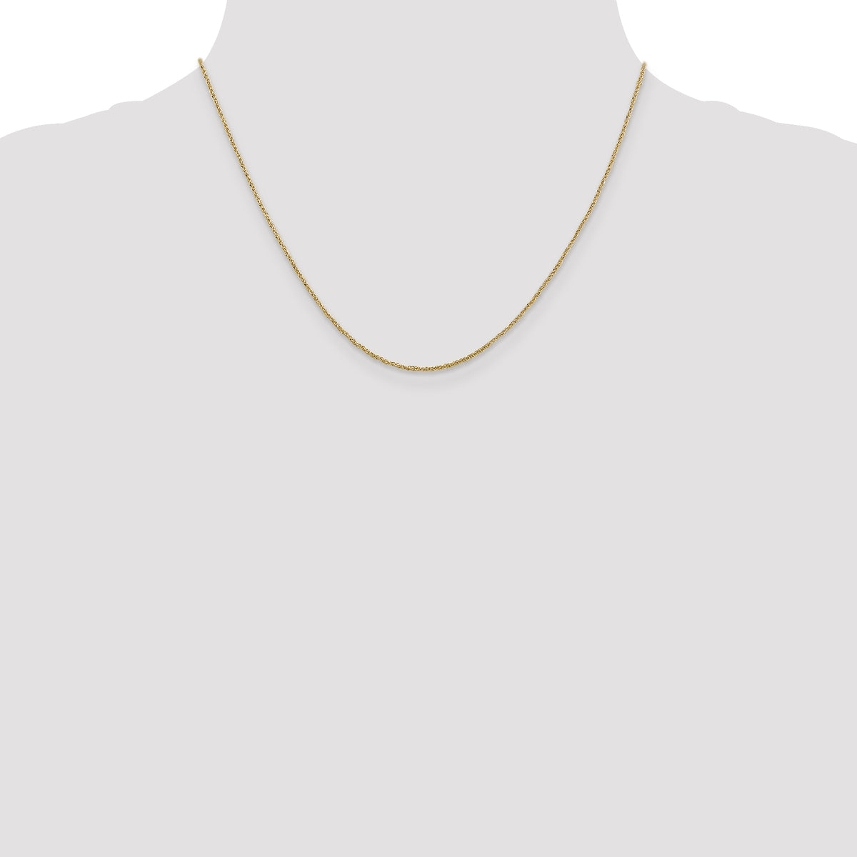 Gold (10K & 14K) Ropa Chain - 14k Yellow Gold / 18 in / 1.1 mm