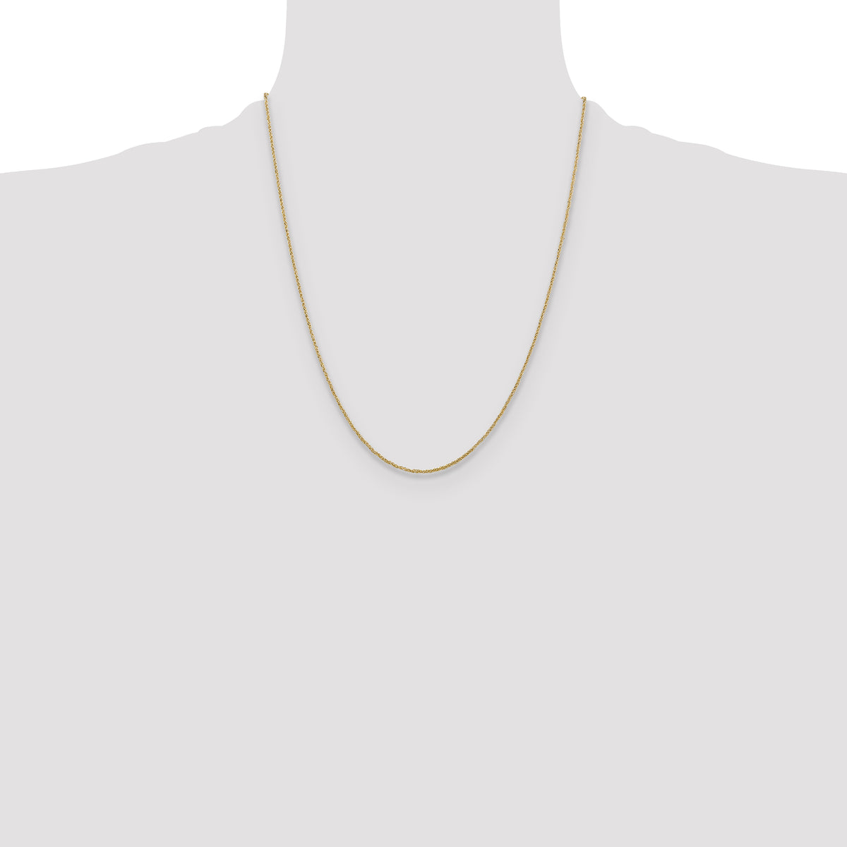 Gold (10K & 14K) Ropa Chain - 14k Yellow Gold / 22 in / 1.1 mm
