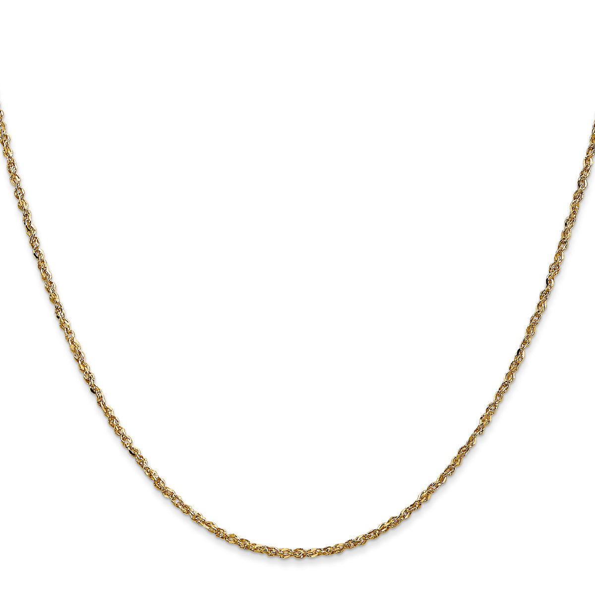 Gold (10K & 14K) Ropa Chain - 14k Yellow Gold / 14 in / 1.7 mm