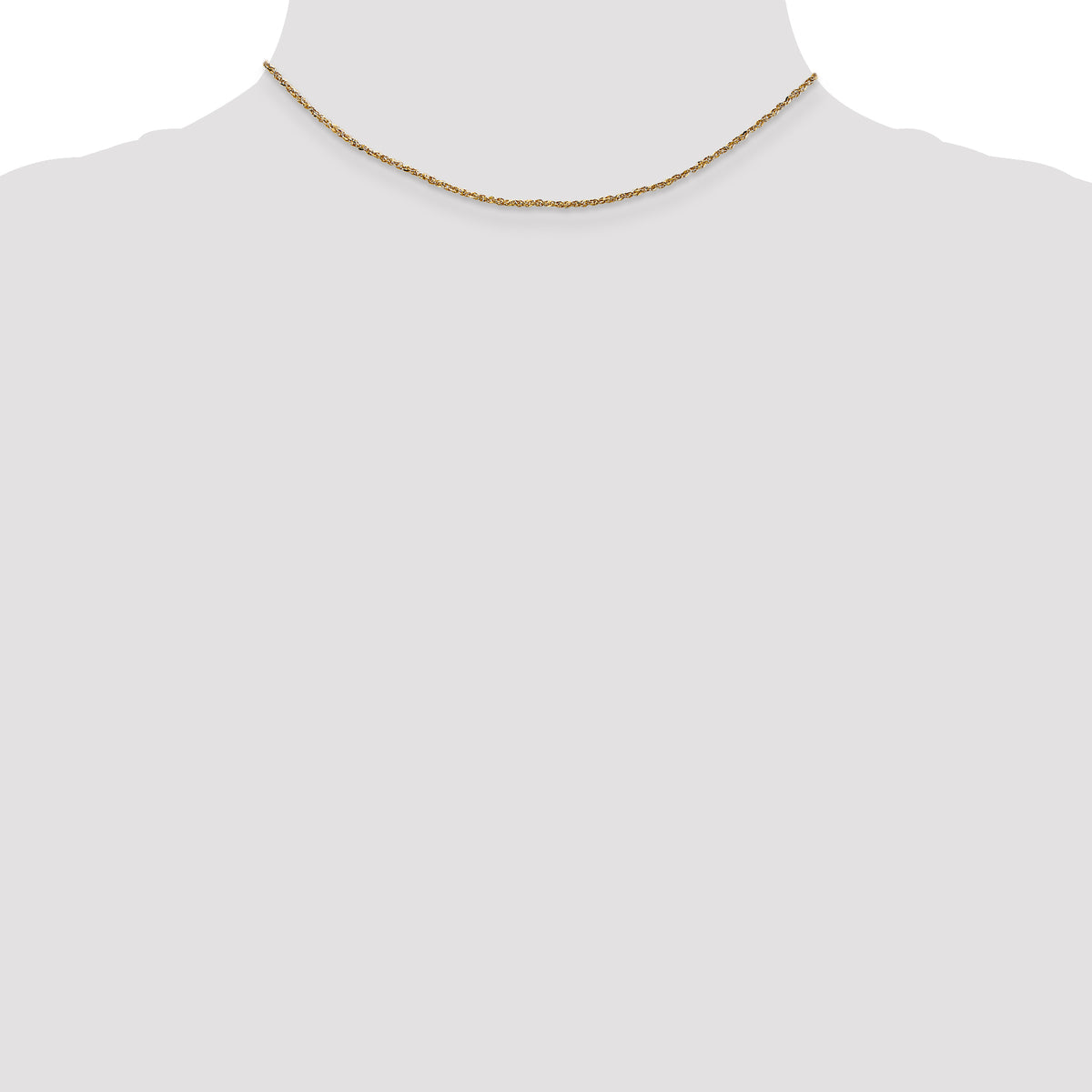 Gold (10K & 14K) Ropa Chain - 14k Yellow Gold / 14 in / 1.7 mm