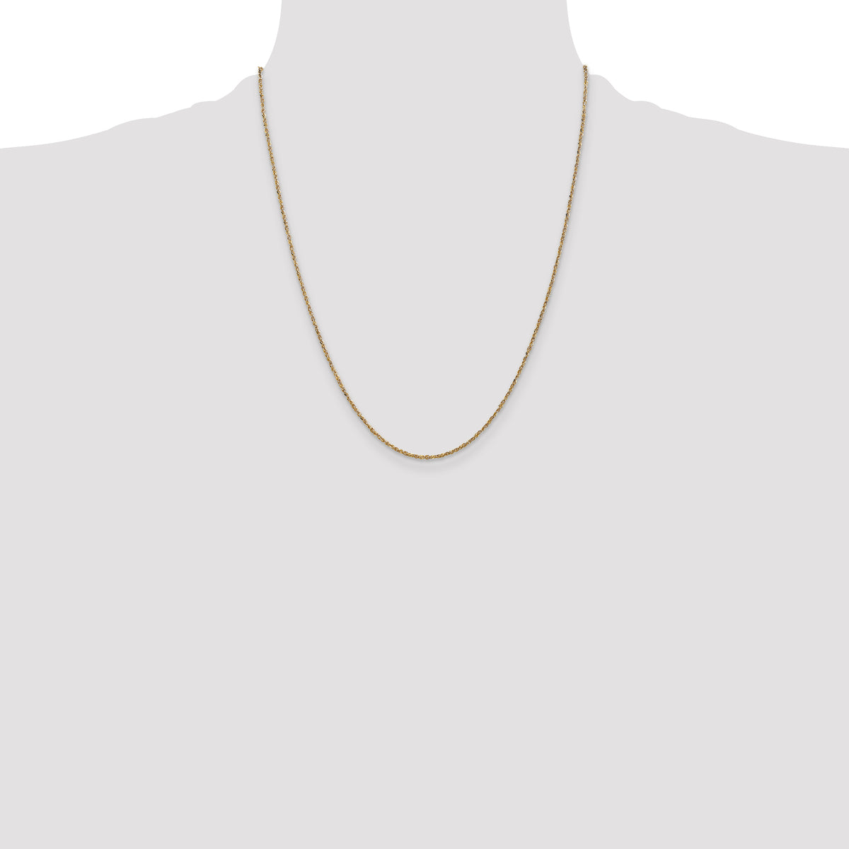 Gold (10K & 14K) Ropa Chain - 14k Yellow Gold / 22 in / 1.7 mm