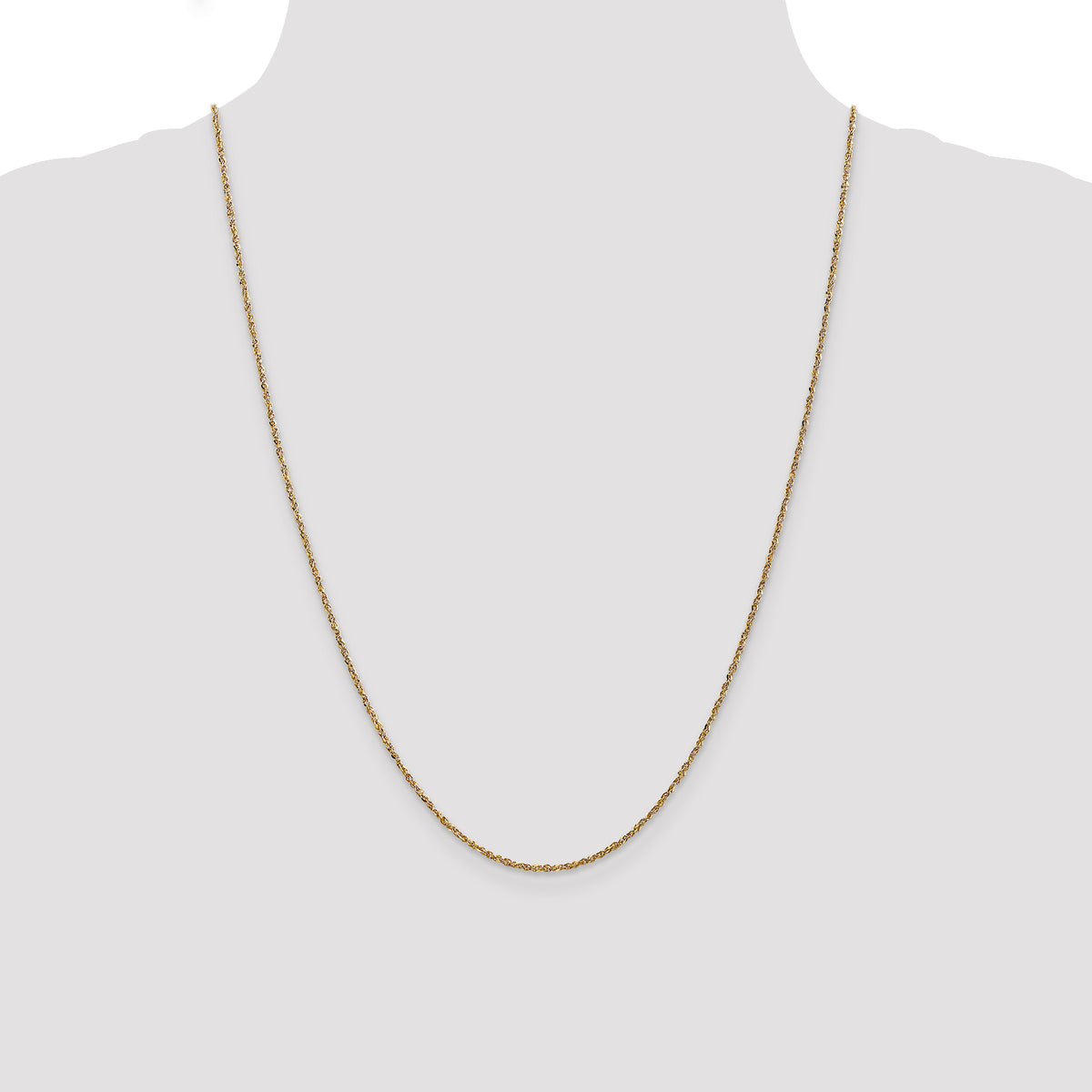 Gold (10K & 14K) Ropa Chain - 14k Yellow Gold / 24 in / 1.7 mm