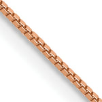 Gold (10K & 14K) Box Chain - 14k Rose Gold / 16 in / 0.7 mm, Lobster