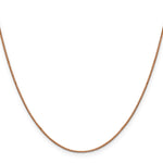 Gold (10K & 14K) Box Chain - 14k Rose Gold / 16 in / 0.9 mm, Lobster
