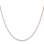 Gold (14K) Diamond-cut Forzantine Cable Chain - 14k Rose Gold / 16 in / 1.4 mm