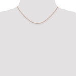 Gold (14K) Diamond-cut Forzantine Cable Chain - 14k Rose Gold / 16 in / 1.4 mm
