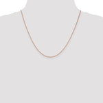 Gold (14K) Diamond-cut Forzantine Cable Chain - 14k Rose Gold / 20 in / 1.4 mm