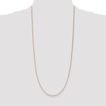 Gold (14K) Diamond-cut Forzantine Cable Chain - 14k Rose Gold / 30 in / 1.4 mm