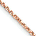 Gold (14K) Diamond-cut Forzantine Cable Chain - 14k Rose Gold / 16 in / 1.4 mm