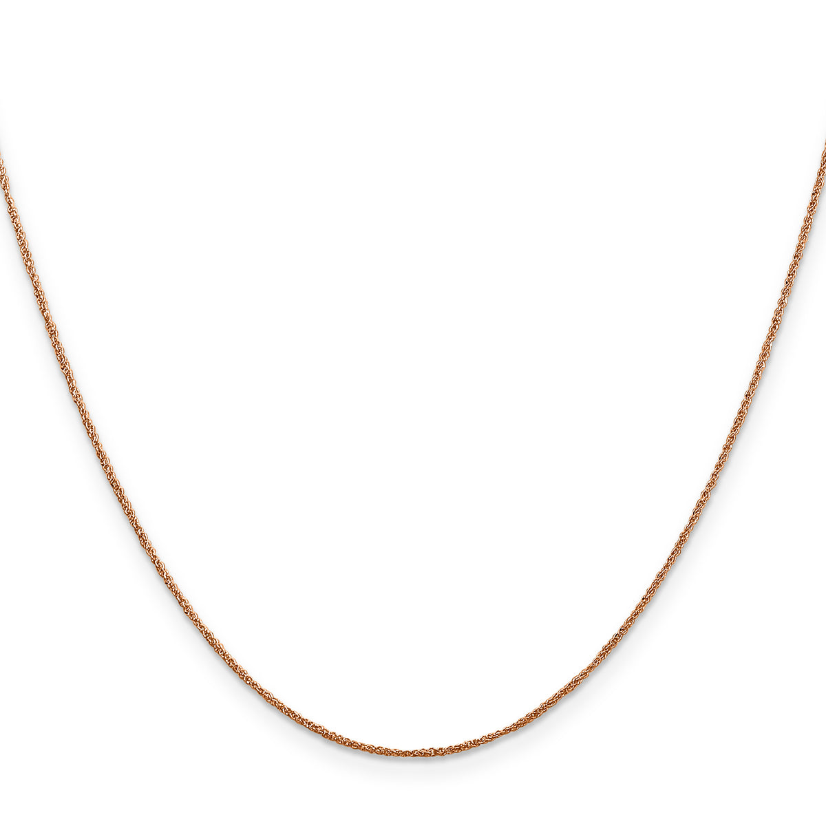 Gold (10K & 14K) Ropa Chain - 14k Rose Gold / 16 in / 0.7 mm#14k Rose Gold_0.7 mm
