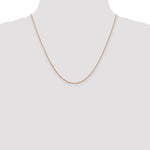 Gold (10K & 14K) Ropa Chain - 14k Rose Gold / 20 in / 0.7 mm