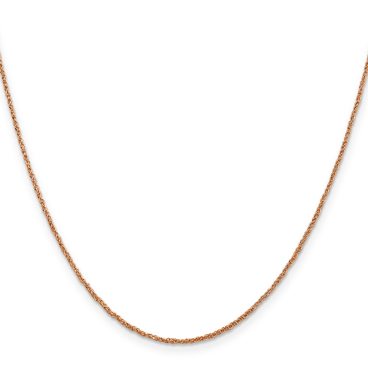 Gold (10K & 14K) Ropa Chain - 14k Rose Gold / 16 in / 1.1 mm