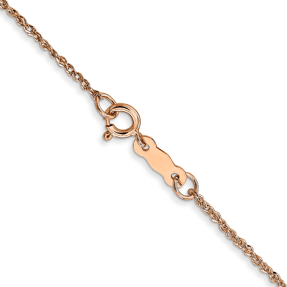 Gold (10K & 14K) Ropa Chain - 14k Rose Gold / 16 in / 1.1 mm