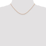 Gold (10K & 14K) Ropa Chain - 14k Rose Gold / 16 in / 1.1 mm