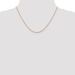 Gold (10K & 14K) Ropa Chain - 14k Rose Gold / 18 in / 1.1 mm