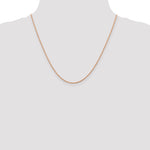 Gold (10K & 14K) Ropa Chain - 14k Rose Gold / 20 in / 1.1 mm