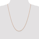 Gold (10K & 14K) Ropa Chain - 14k Rose Gold / 24 in / 1.1 mm