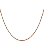 Gold (10K & 14K) Ropa Chain - 14k Rose Gold / 16 in / 1.7 mm