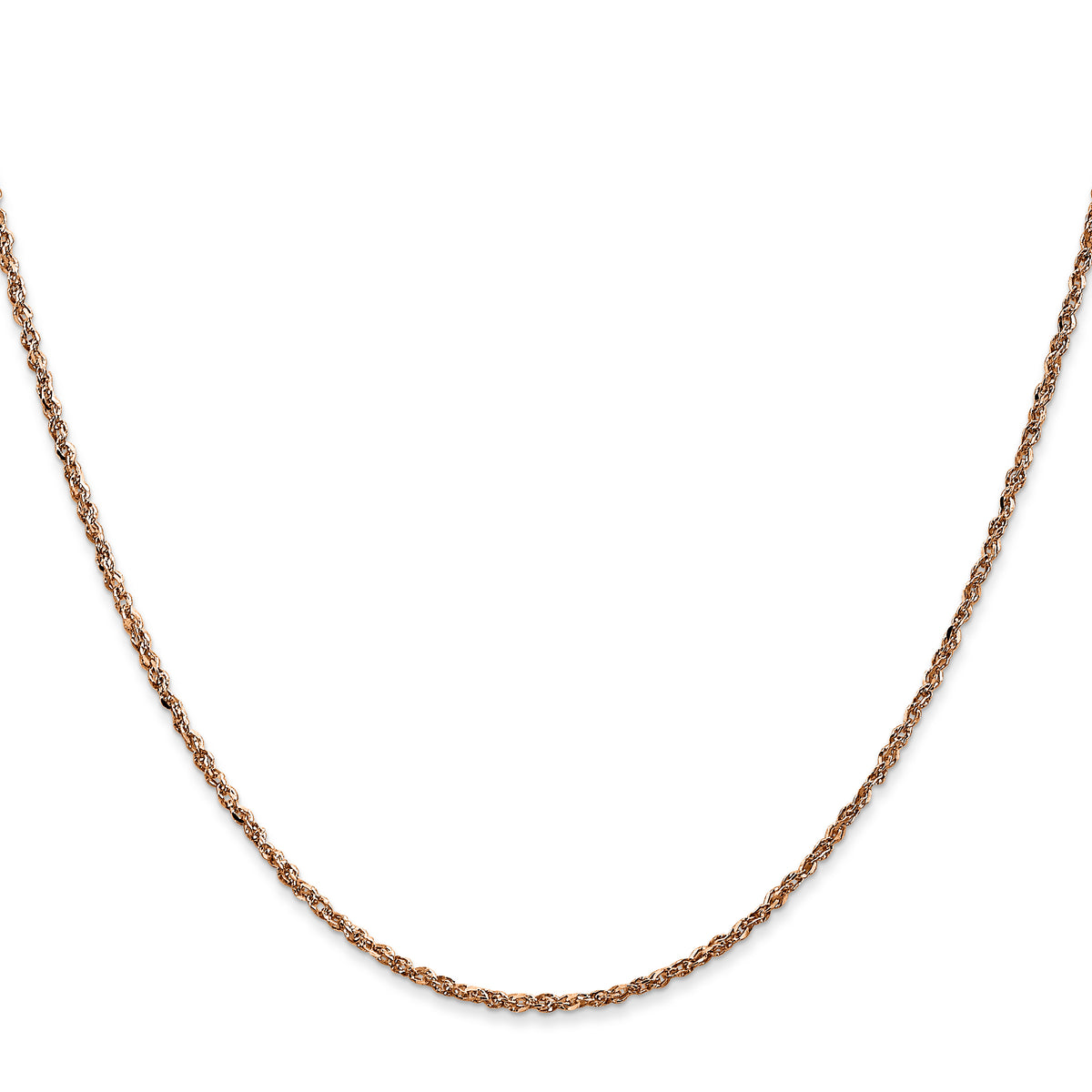 Gold (10K & 14K) Ropa Chain - 14k Rose Gold / 16 in / 1.7 mm