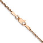 Gold (10K & 14K) Ropa Chain - 14k Rose Gold / 16 in / 1.7 mm