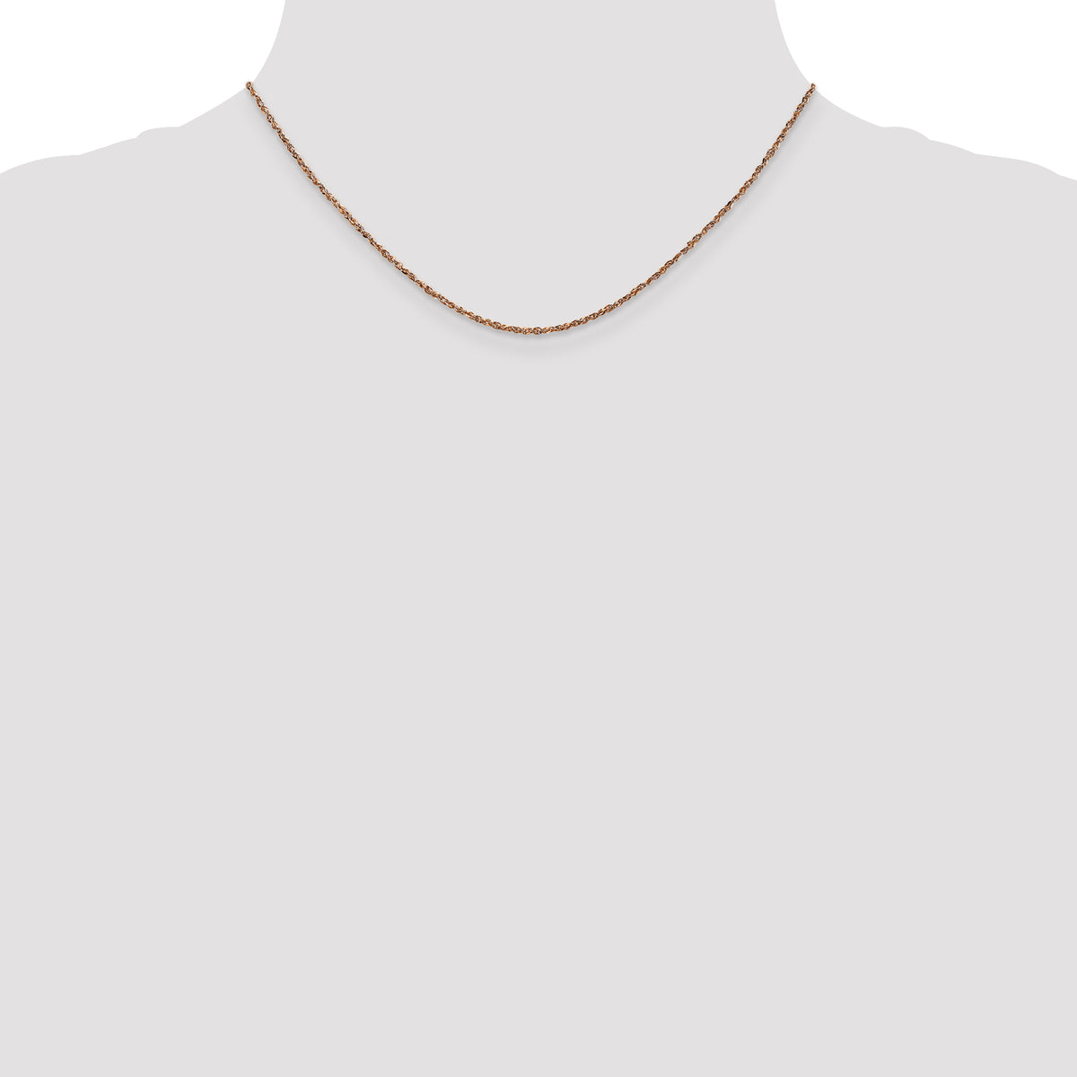 Gold (10K & 14K) Ropa Chain - 14k Rose Gold / 16 in / 1.7 mm