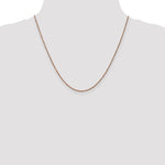 Gold (10K & 14K) Ropa Chain - 14k Rose Gold / 20 in / 1.7 mm