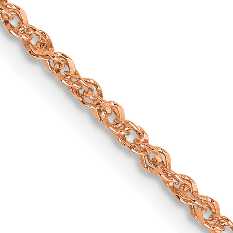 Gold (10K & 14K) Ropa Chain - 14k Rose Gold / 16 in / 1.7 mm