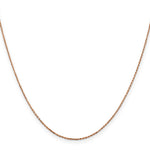 Gold (14K) Diamond-cut Forzantine Cable Chain - 14k Rose Gold / 16 in / 0.8 mm