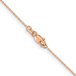 Gold (14K) Diamond-cut Forzantine Cable Chain - 14k Rose Gold / 16 in / 0.8 mm