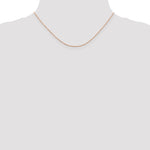 Gold (14K) Diamond-cut Forzantine Cable Chain - 14k Rose Gold / 16 in / 0.8 mm