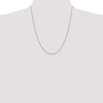 Gold (14K) Diamond-cut Forzantine Cable Chain - 14k Rose Gold / 22 in / 0.8 mm