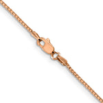 Gold (10K & 14K) Box Chain - 14k Rose Gold / 16 in / 1.1 mm