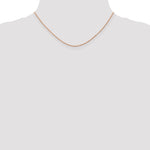 Gold (14K & 10K) Baby Rope Chain - 14k Rose Gold / 16 in / 0.8 mm