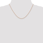 Gold (14K & 10K) Baby Rope Chain - 14k Rose Gold / 18 in / 0.8 mm