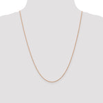 Gold (14K & 10K) Baby Rope Chain - 14k Rose Gold / 24 in / 0.8 mm