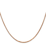 Gold (10K & 14K) Box Chain - 14k Rose Gold / 16 in / 1.3 mm