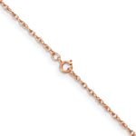 Gold (14K & 10K) Baby Rope Chain - 14k Rose Gold / 16 in / 1.15 mm