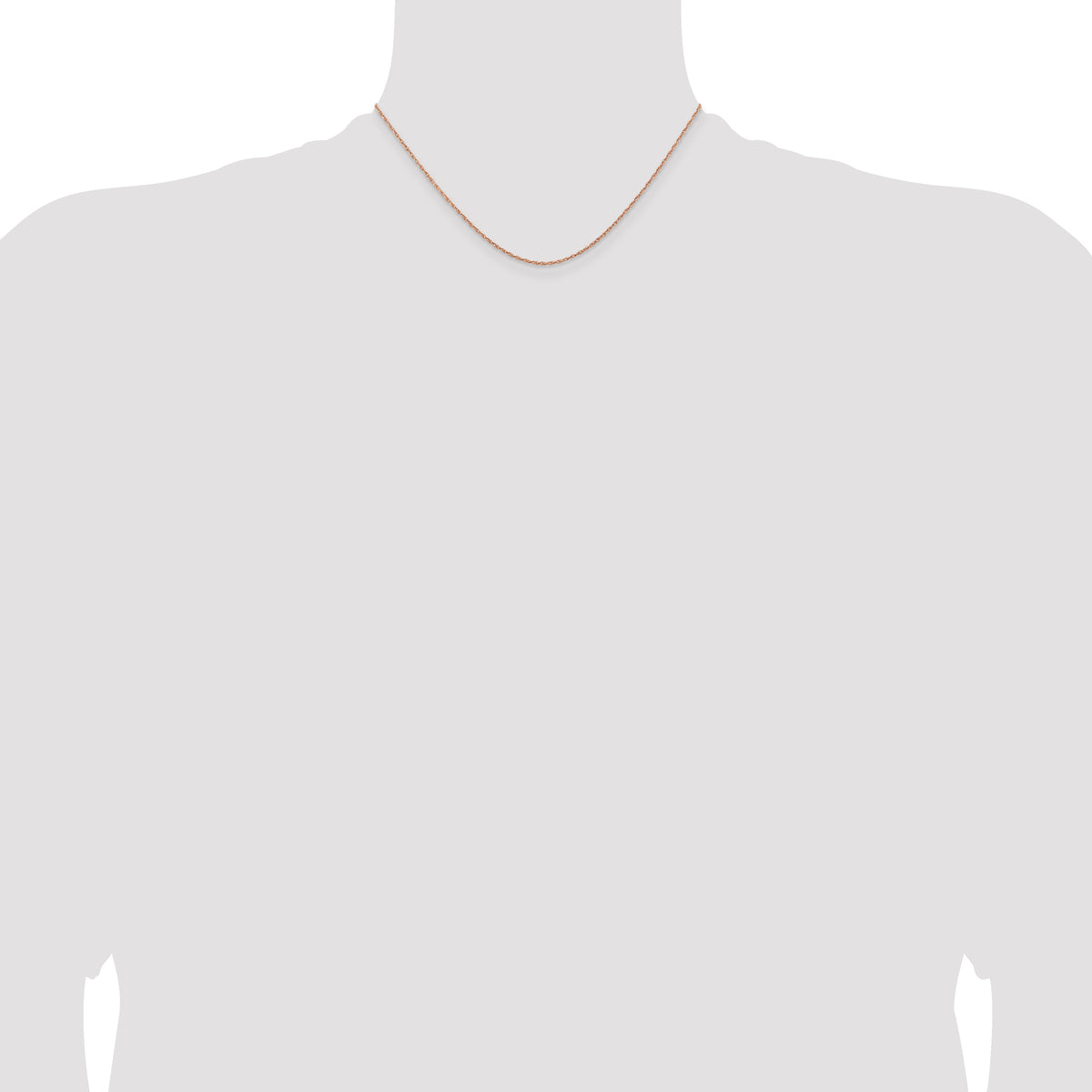 Gold (14K & 10K) Baby Rope Chain - 14k Rose Gold / 16 in / 1.15 mm