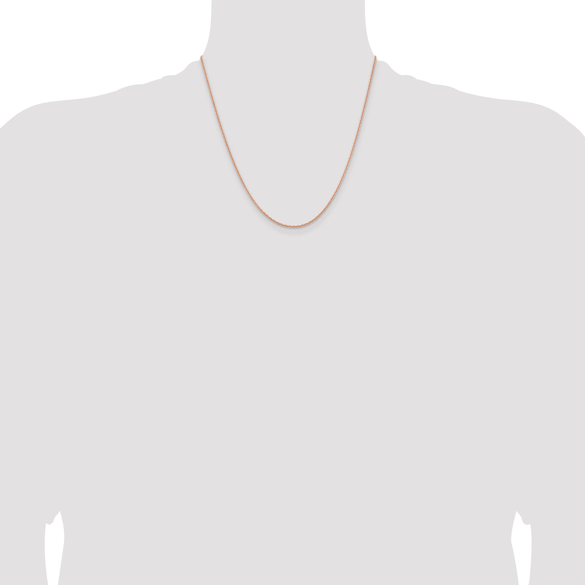 Gold (14K) Diamond-cut Forzantine Cable Chain - 14k Rose Gold / 20 in / 1.8 mm