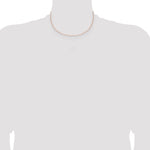 Gold (10K & 14K) Spiga Chain - 14k Rose Gold / 16 in / 1.05 mm, Lobster