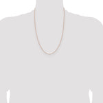 Gold (10K & 14K) Spiga Chain - 14k Rose Gold / 24 in / 1.05 mm, Lobster