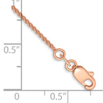 Gold (10K & 14K) Spiga Chain Bracelet - 14k Rose Gold / 9 in / 1.05 mm, Lobster