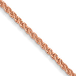 Gold (10K & 14K) Spiga Chain - 14k Rose Gold / 16 in / 1.05 mm, Lobster